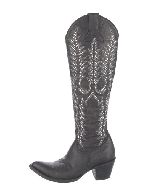 Old Gringo Leather Crystal Embellishments Riding Boots