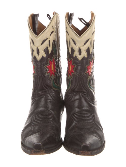 Old Gringo Leather Floral Print Western Boots