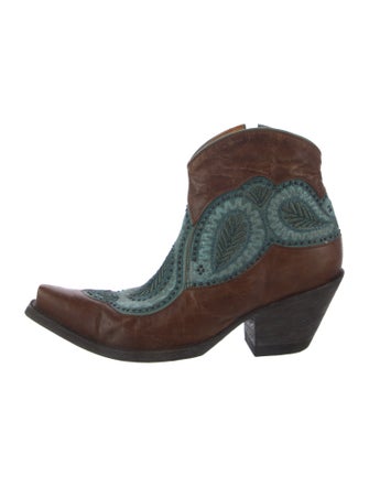 Old Gringo Leather Paisley Print Western Boots