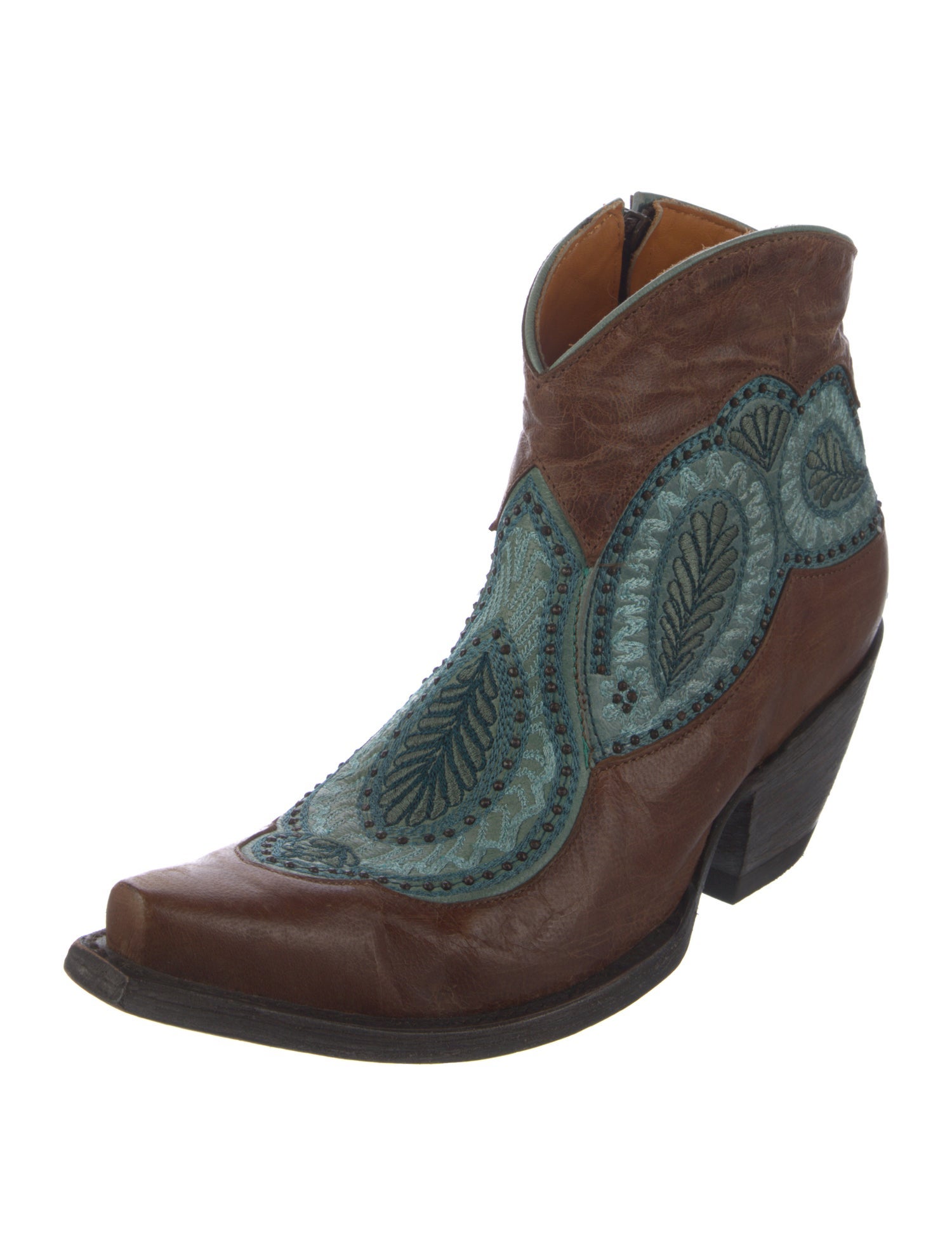 Old Gringo Leather Paisley Print Western Boots