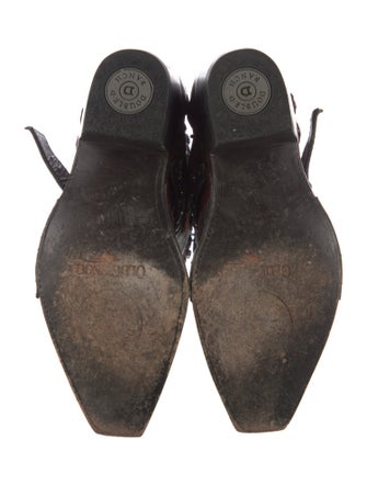 Old Gringo Leather Colorblock Pattern Moto Boots