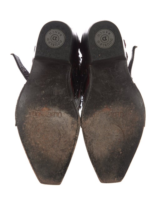 Old Gringo Leather Colorblock Pattern Moto Boots