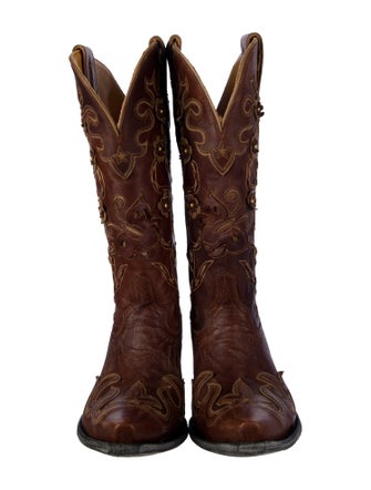 Old Gringo Leather Studded Accents Western Boots