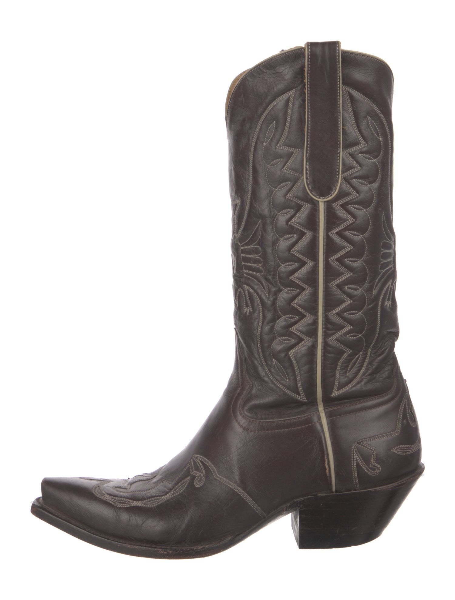 Old Gringo Leather Embroidered Accent Western Boots