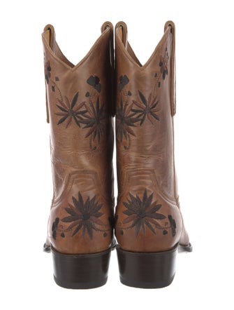 Old Gringo Leather Embroidered Accent Western Boots