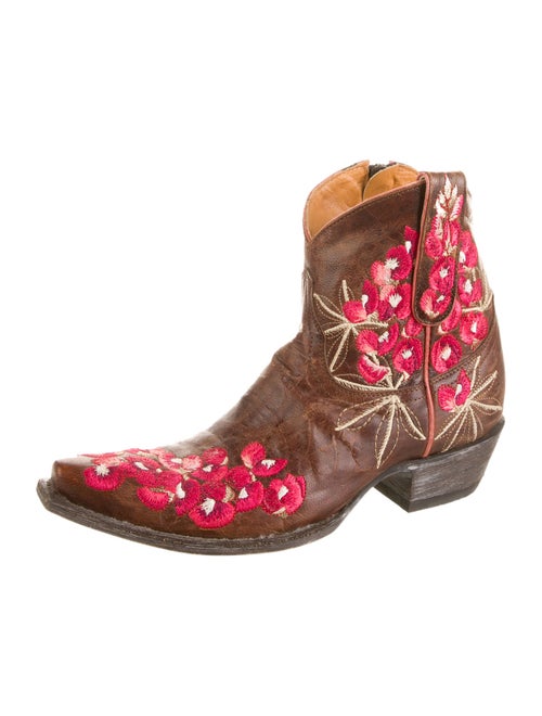 Old Gringo Leather Floral Print Western Boots