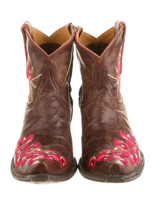Old Gringo Leather Floral Print Western Boots