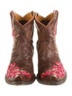 Old Gringo Leather Floral Print Western Boots