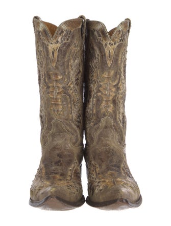Old Gringo Leather Embroidered Accent Western Boots