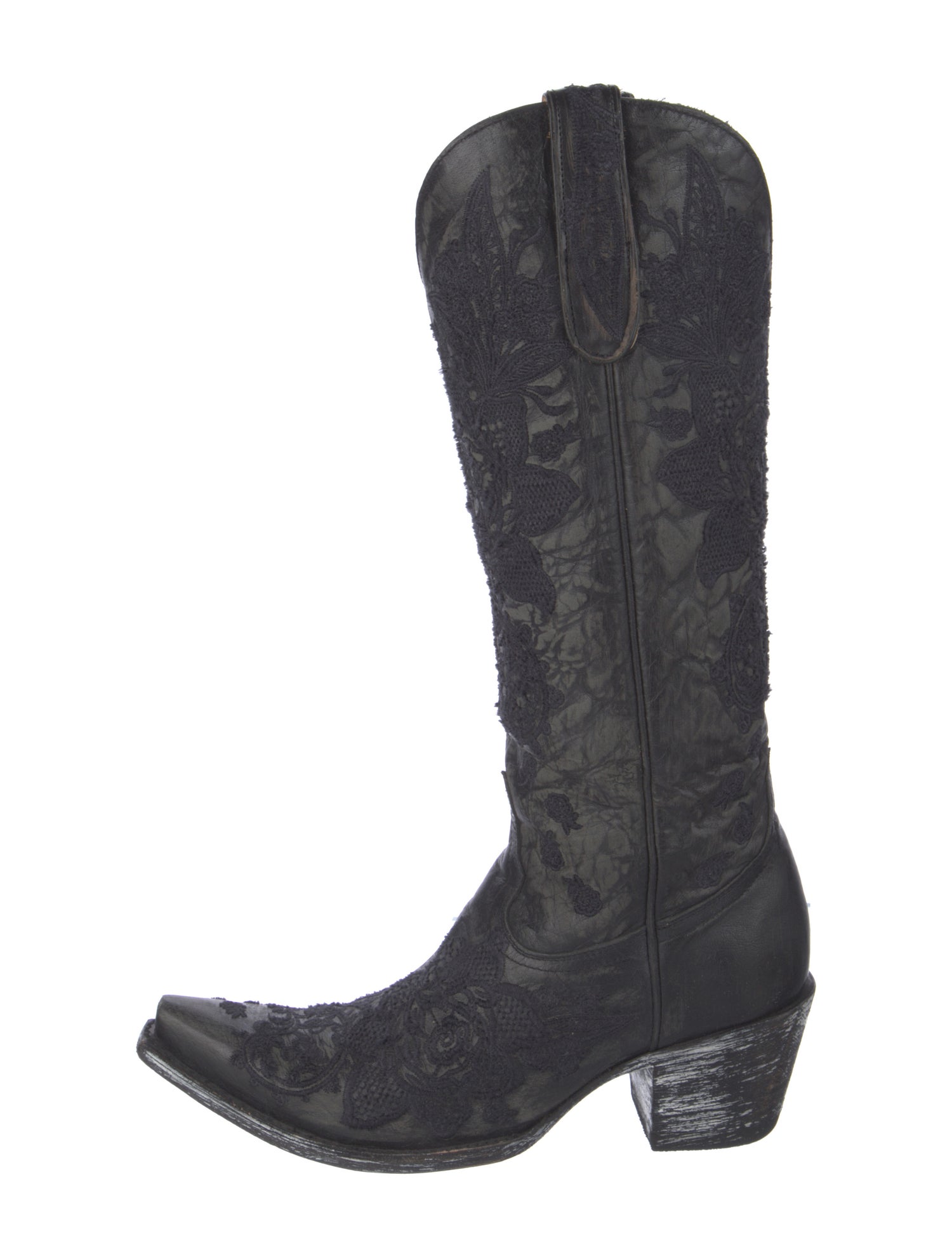 Old Gringo Leather Floral Print Western Boots