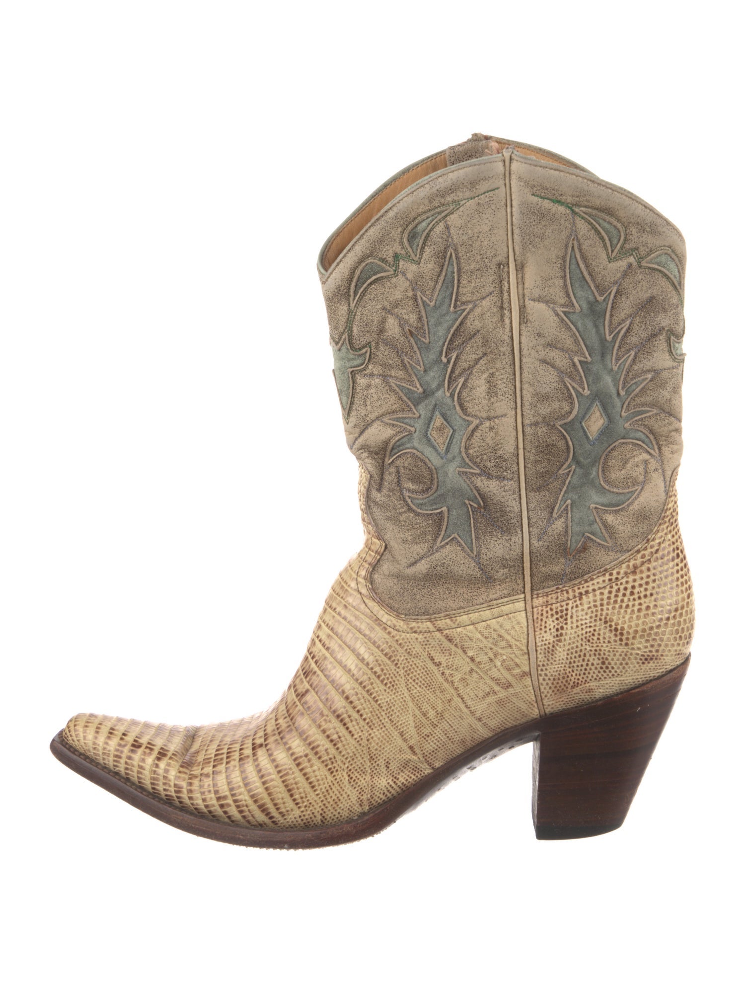 Old Gringo Lizard Animal Print Western Boots