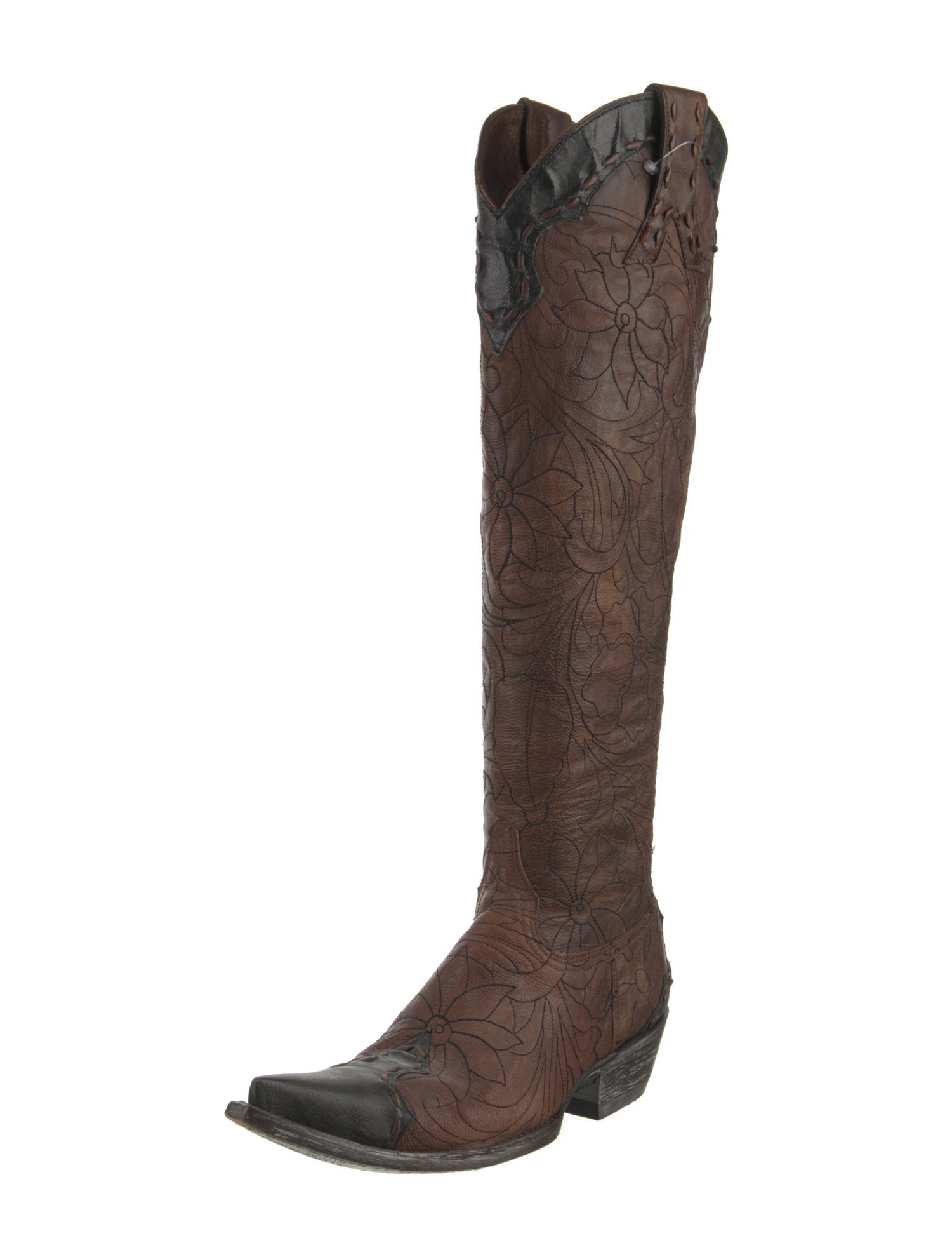Old Gringo Leather Animal Print Riding Boots