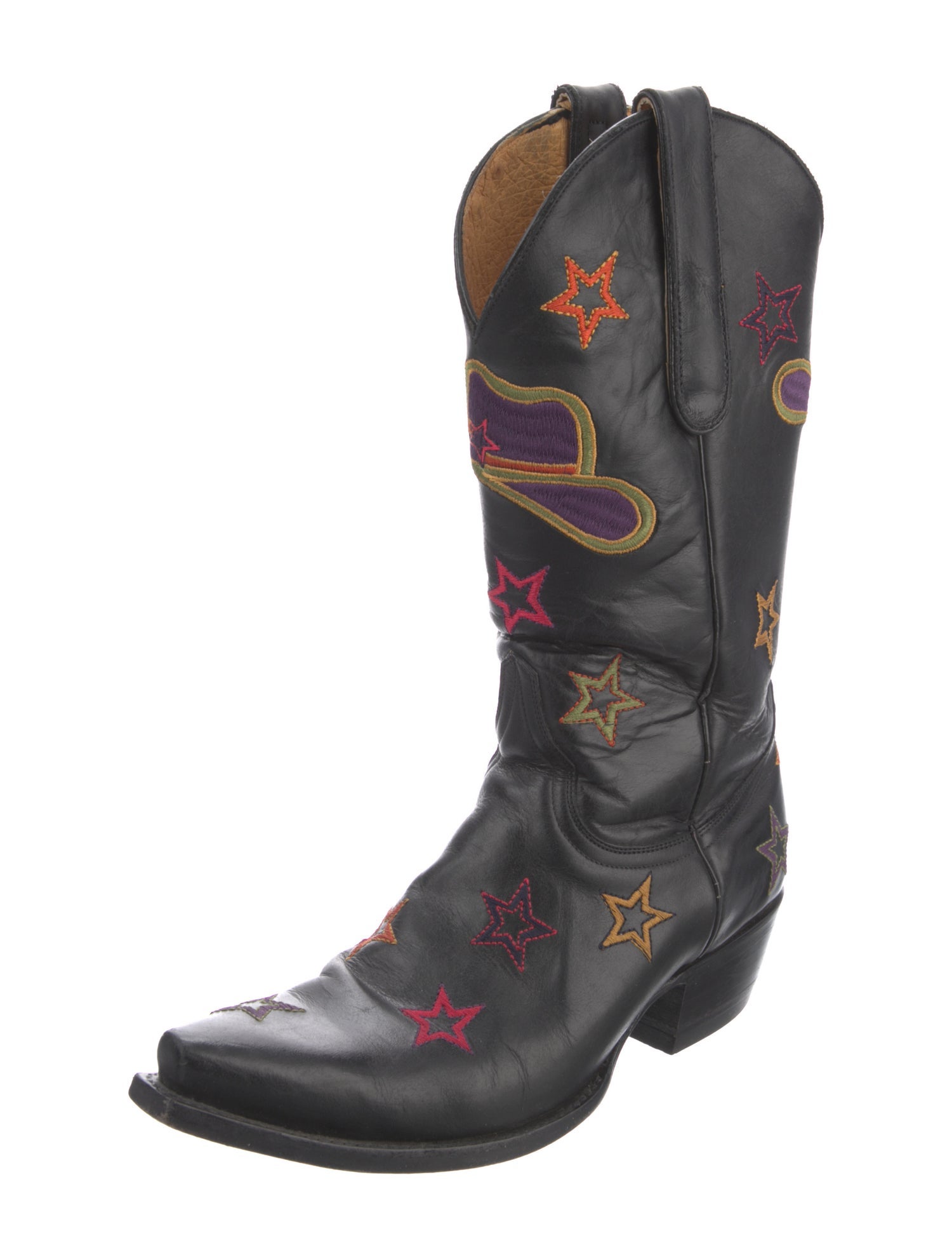 Old Gringo Leather Floral Print Western Boots