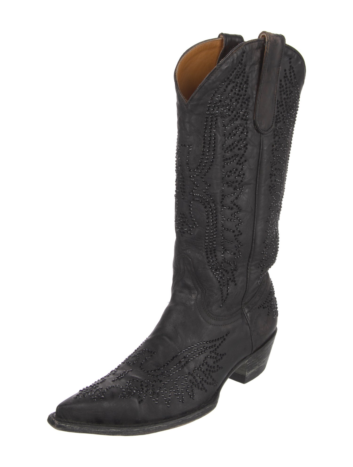 Old Gringo Leather Crystal Embellishments Western Boots
