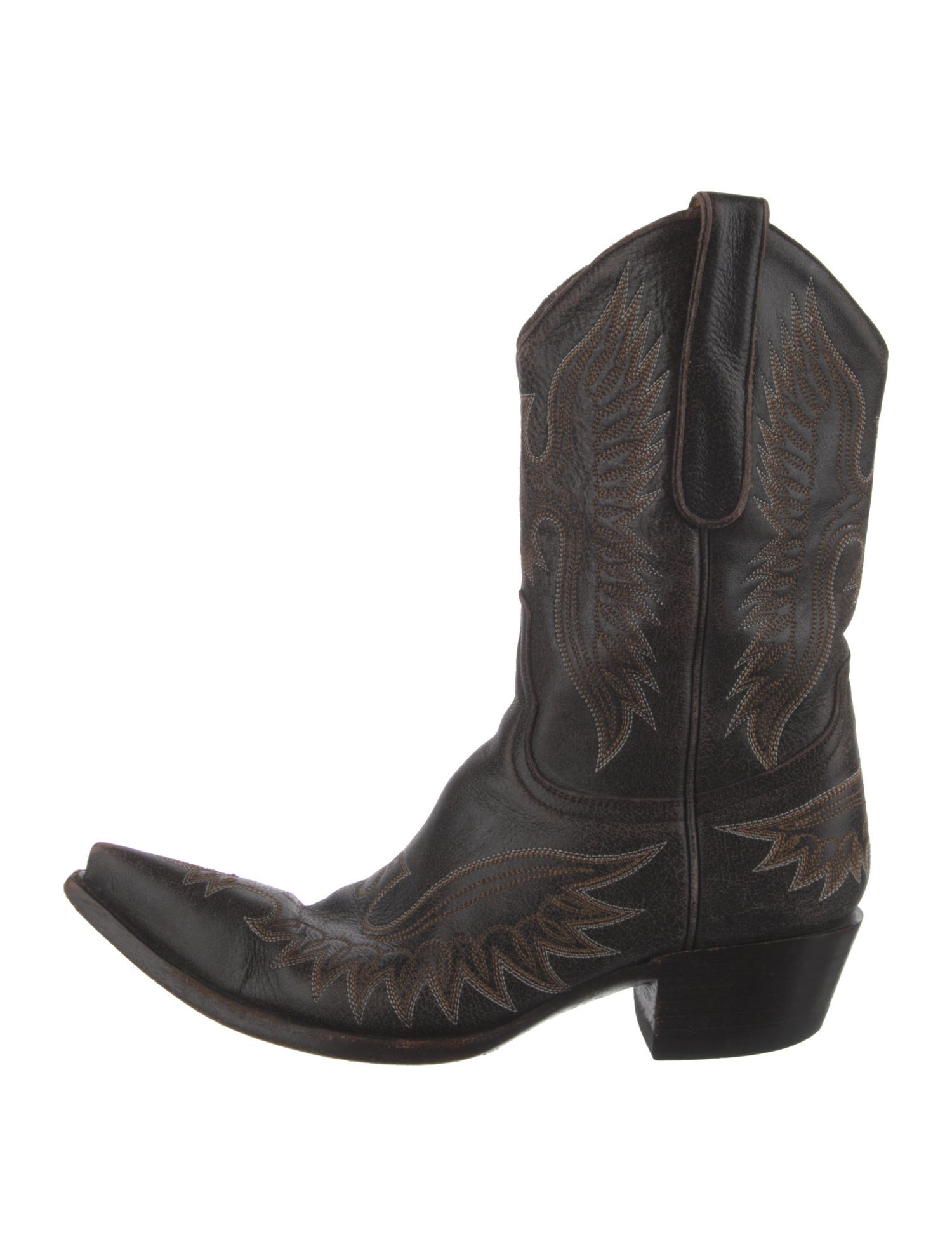 Old Gringo Leather Embroidered Accent Western Boots