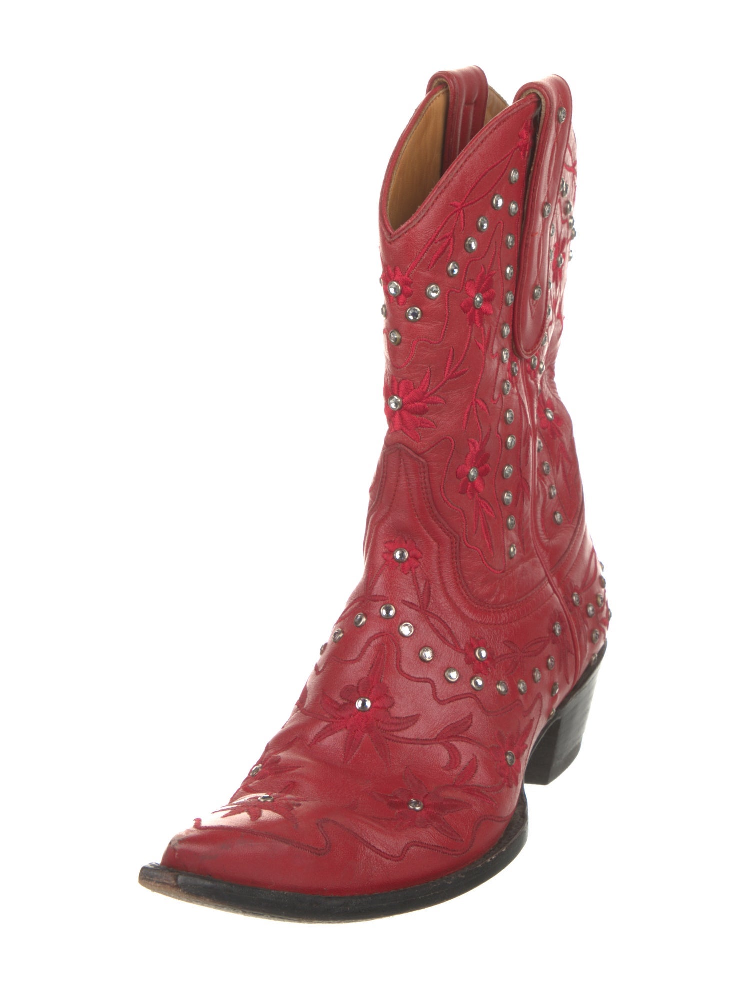Old Gringo Leather Crystal Embellishments Western Boots