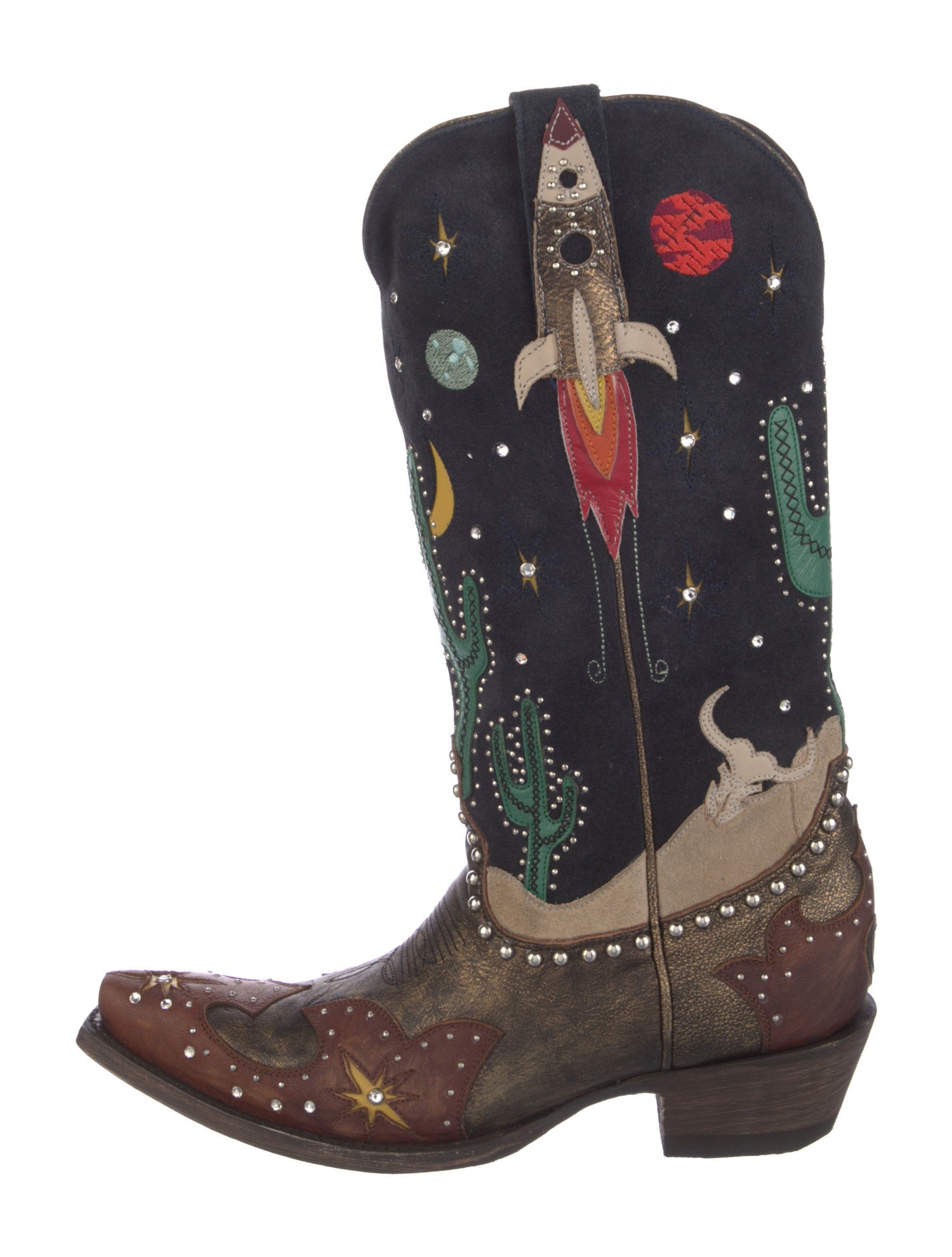 Old Gringo Leather Patterned Western Boots