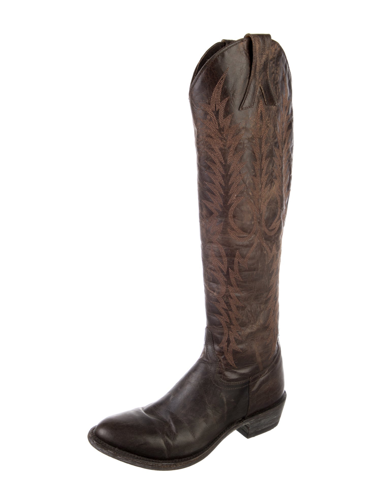 Old Gringo Leather Patterned Riding Boots