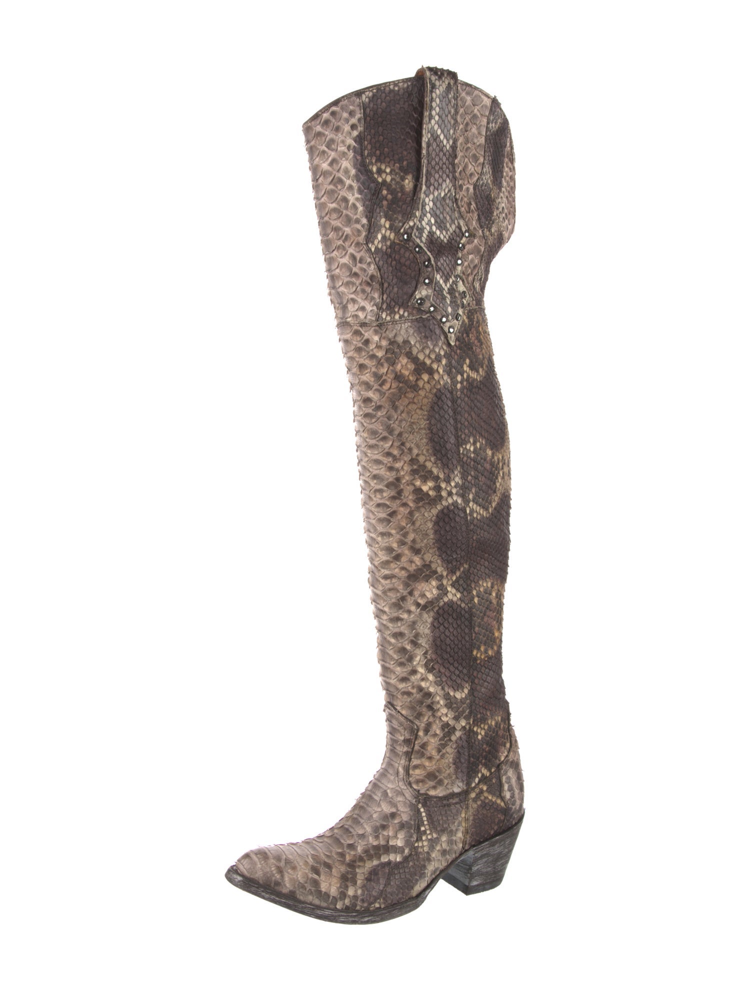 Old Gringo Snakeskin Animal Print Boots