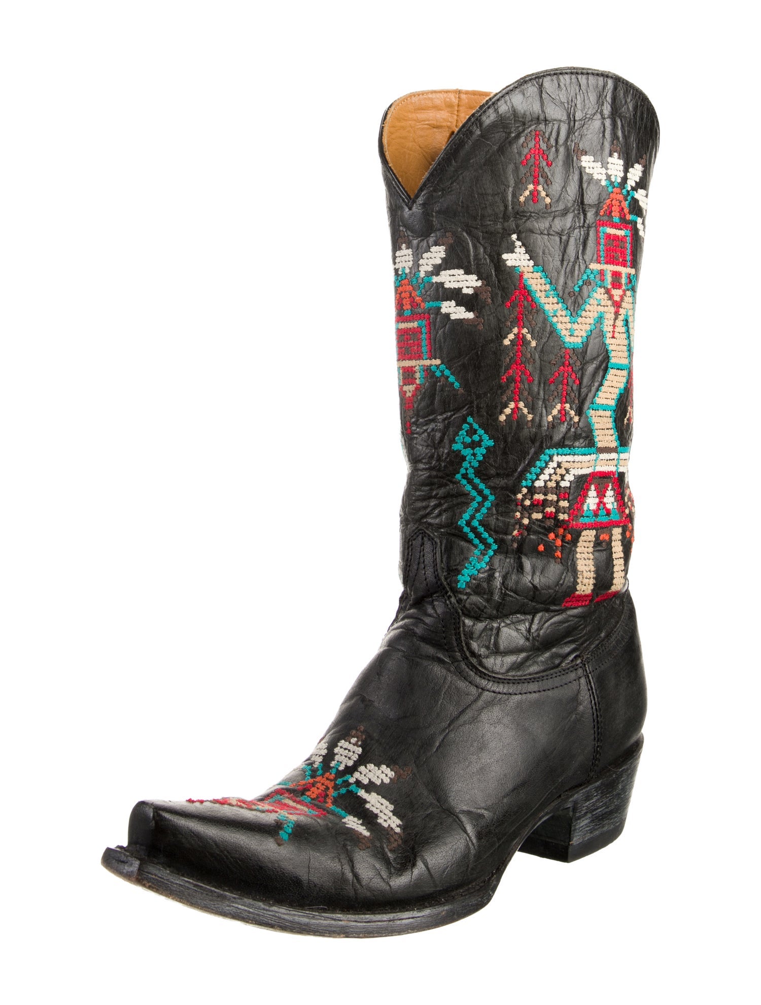 Old Gringo Leather Patterned Western Boots