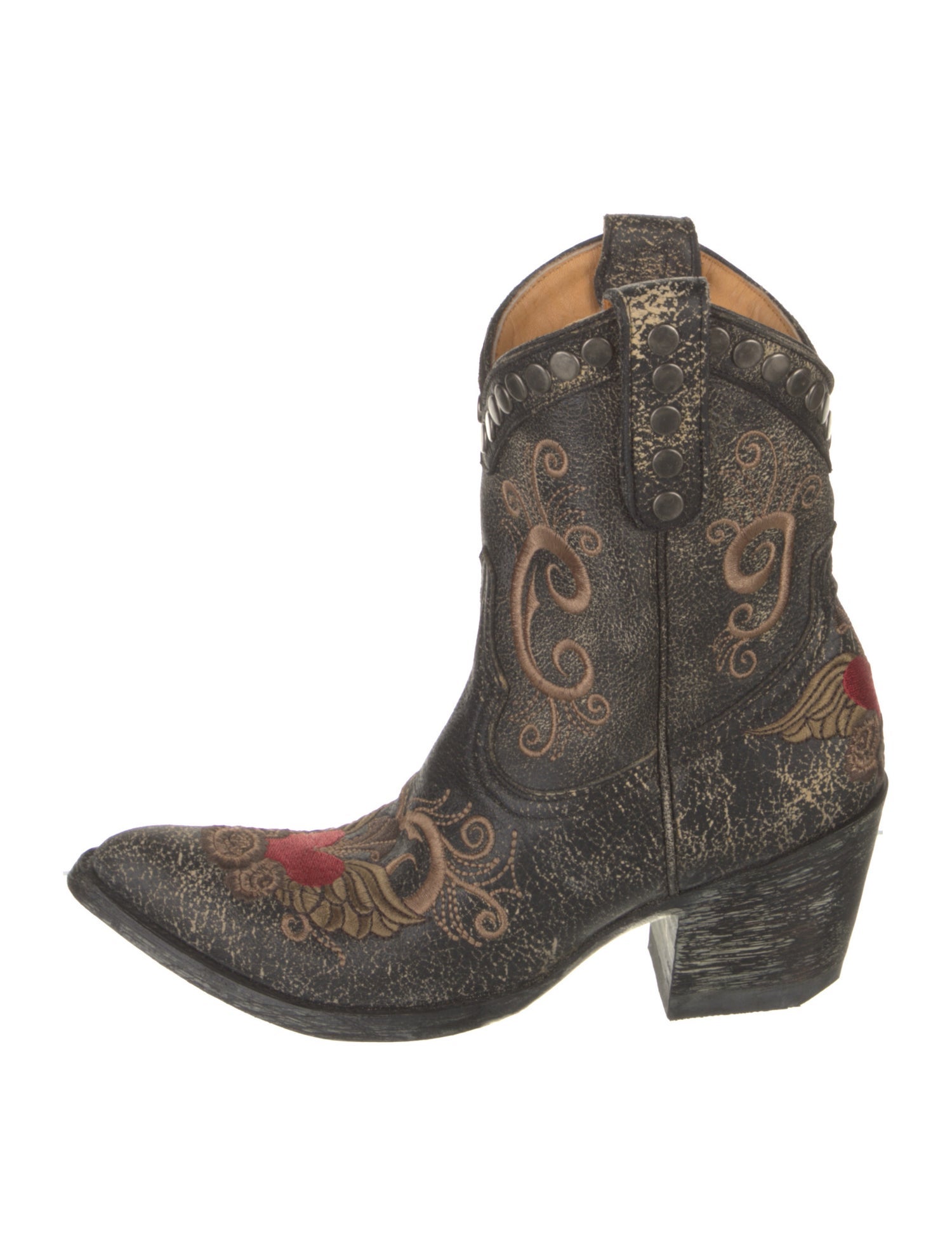 Old Gringo Leather Floral Print Western Boots