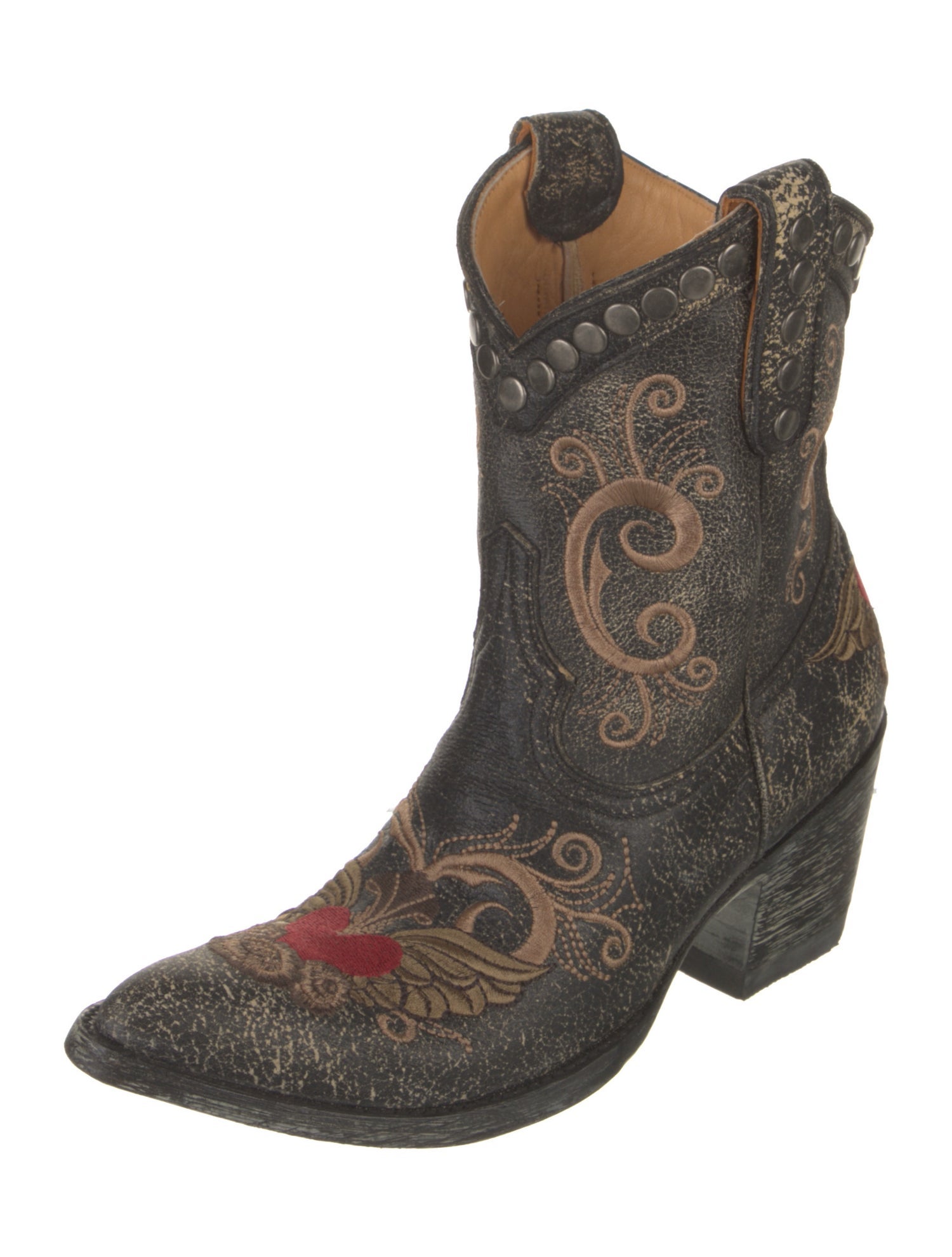 Old Gringo Leather Floral Print Western Boots