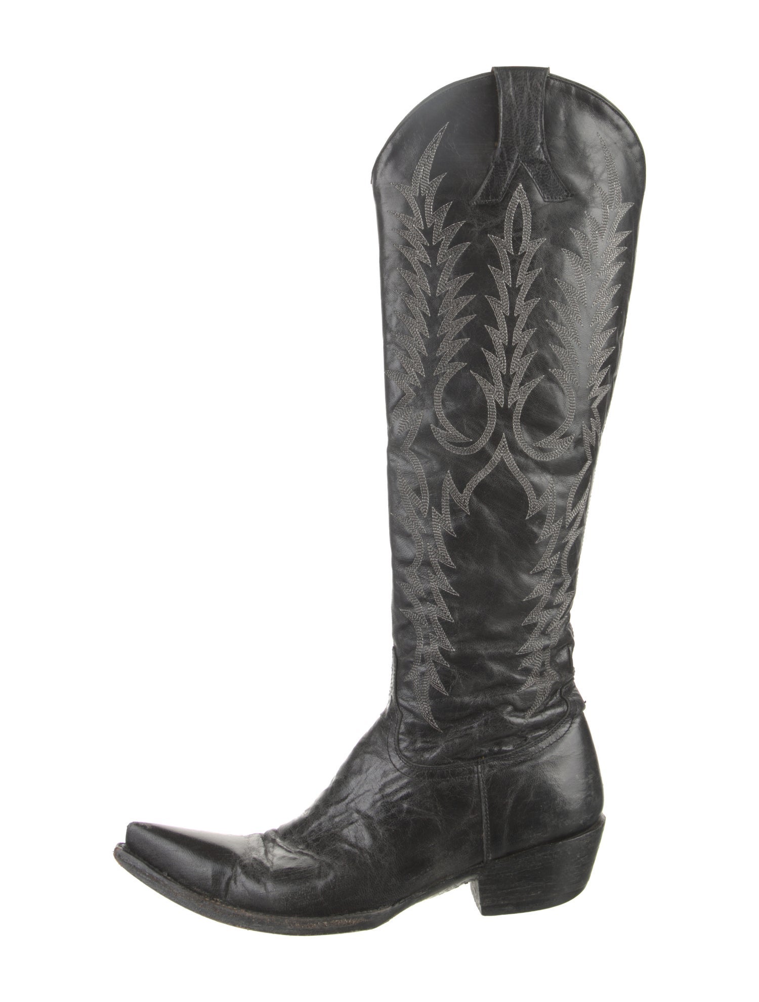Old Gringo Leather Embroidered Accent Riding Boots
