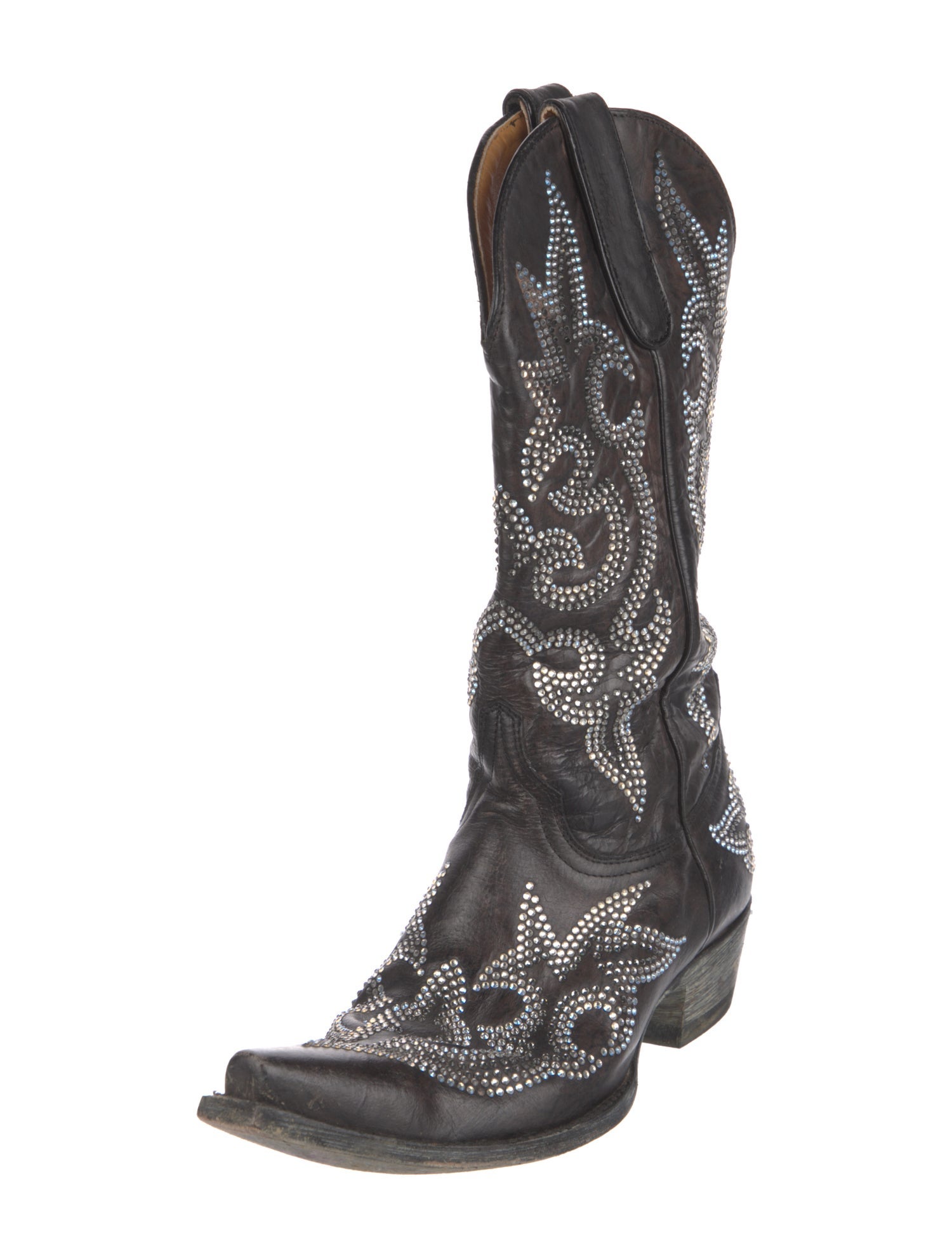 Old Gringo Leather Crystal Embellishments Western Boots