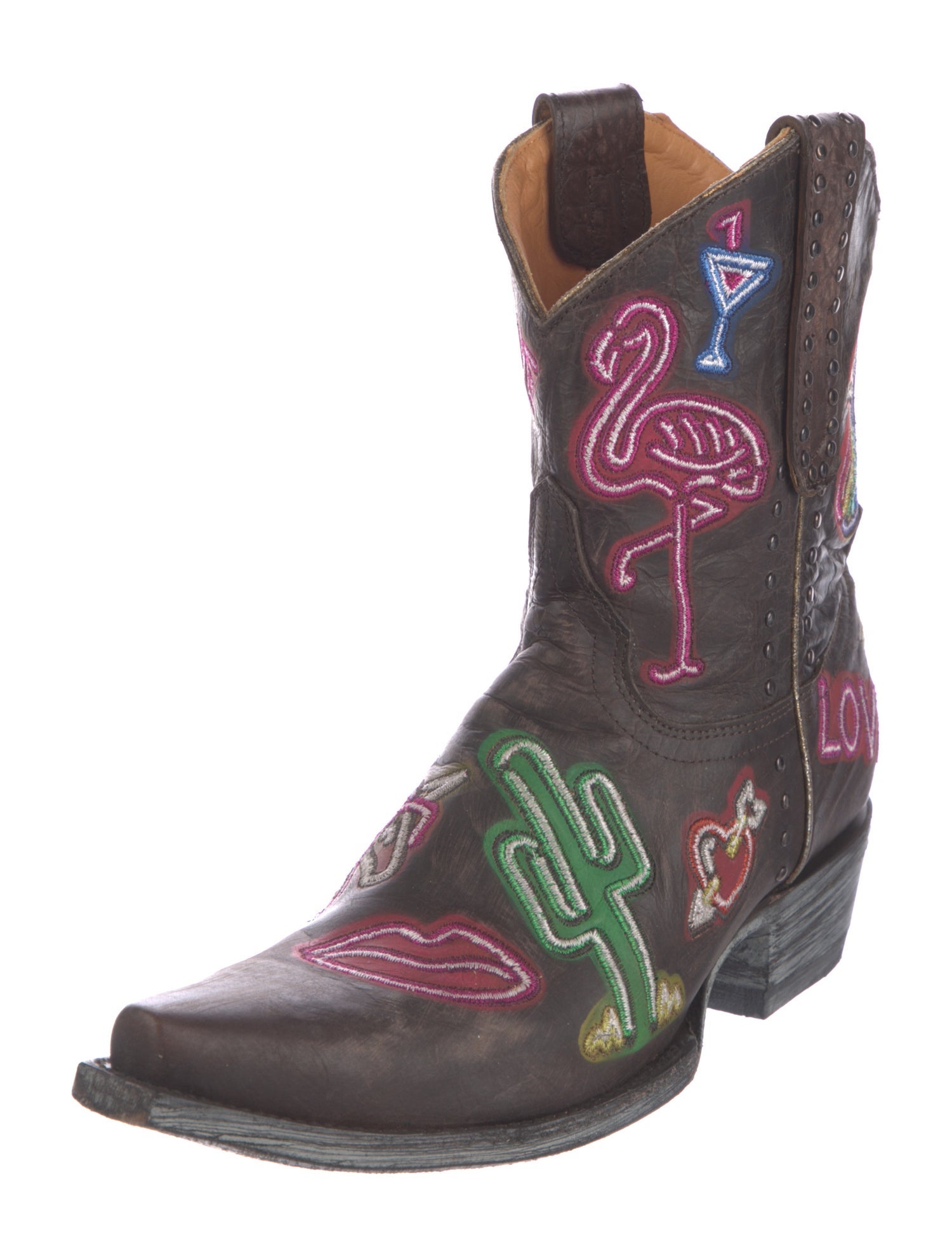 Old Gringo Leather Patterned Western Boots