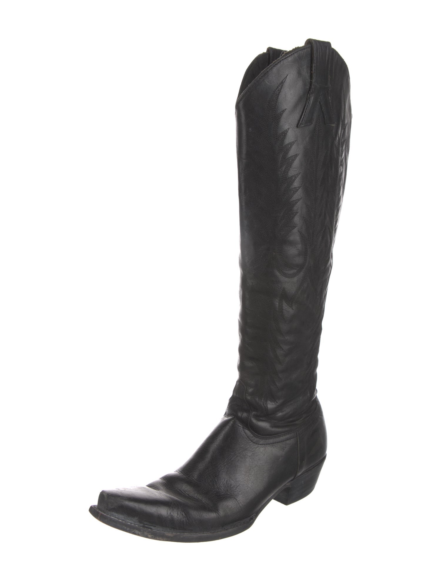 Old Gringo Leather Embroidered Accent Riding Boots
