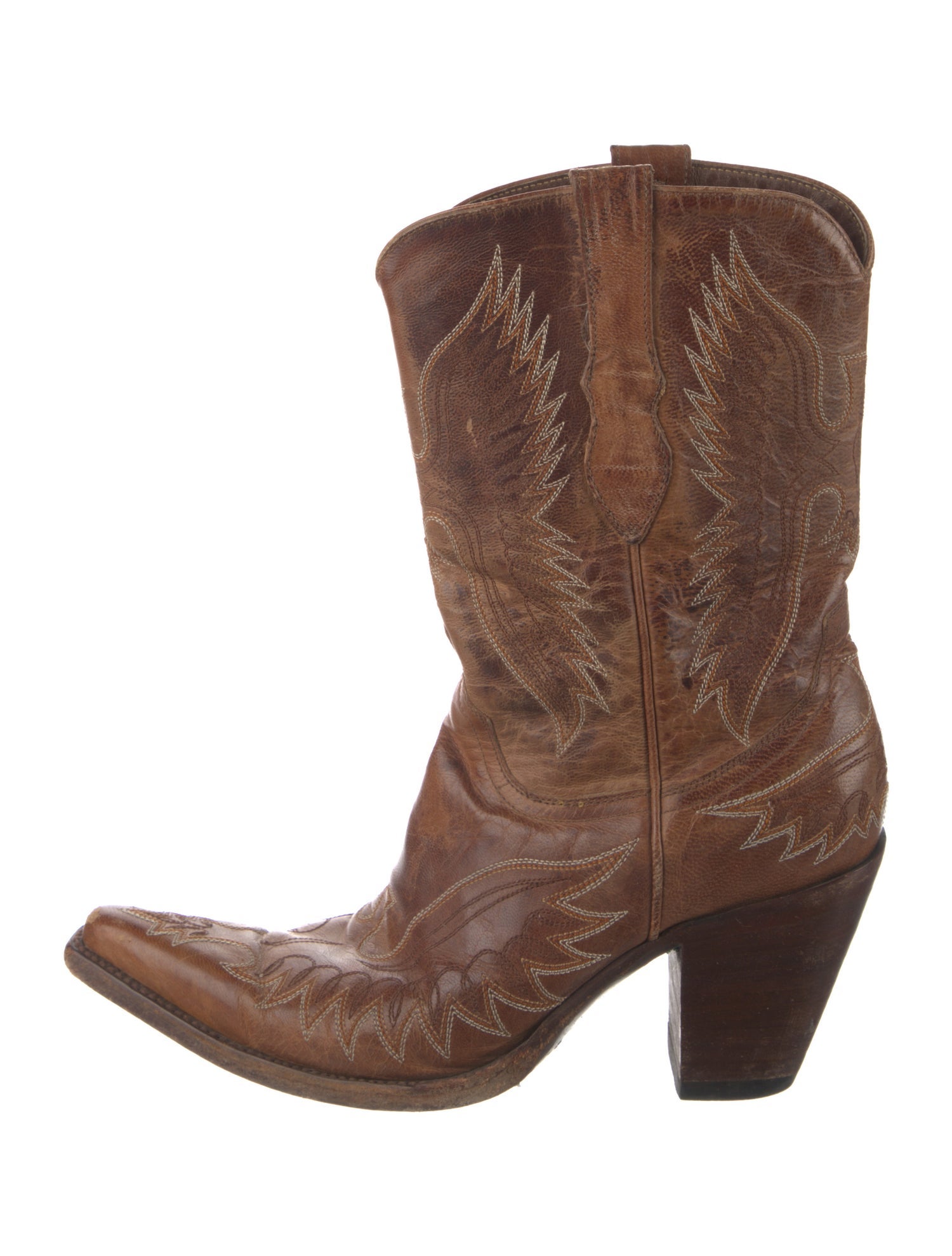Old Gringo Leather Embroidered Accent Western Boots
