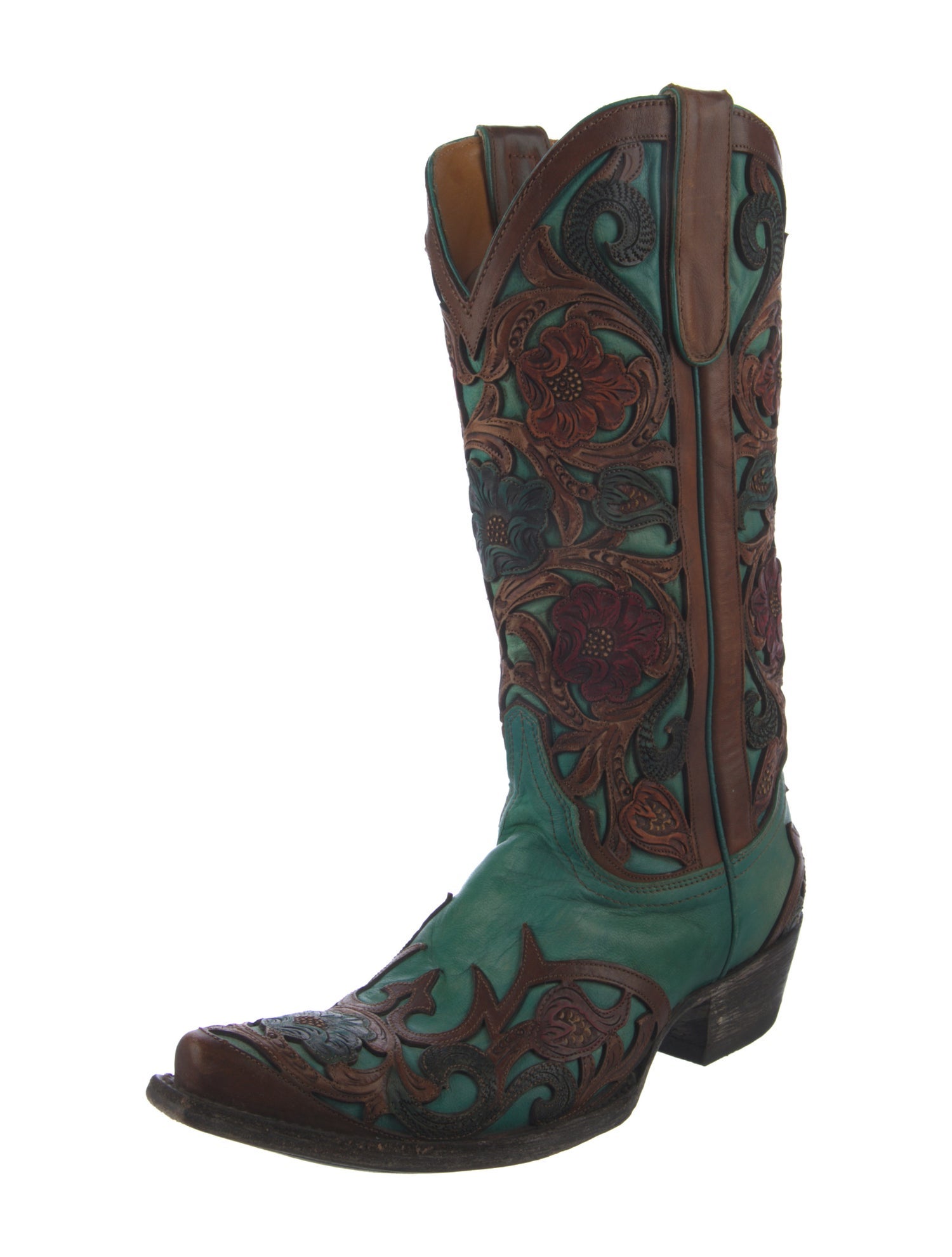 Old Gringo Leather Patterned Western Boots