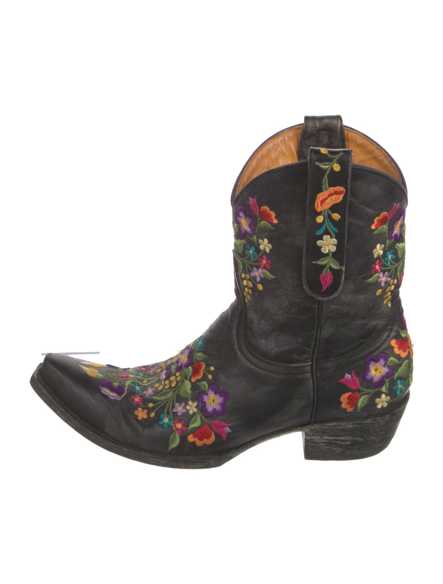 Old Gringo Leather Floral Print Western Boots