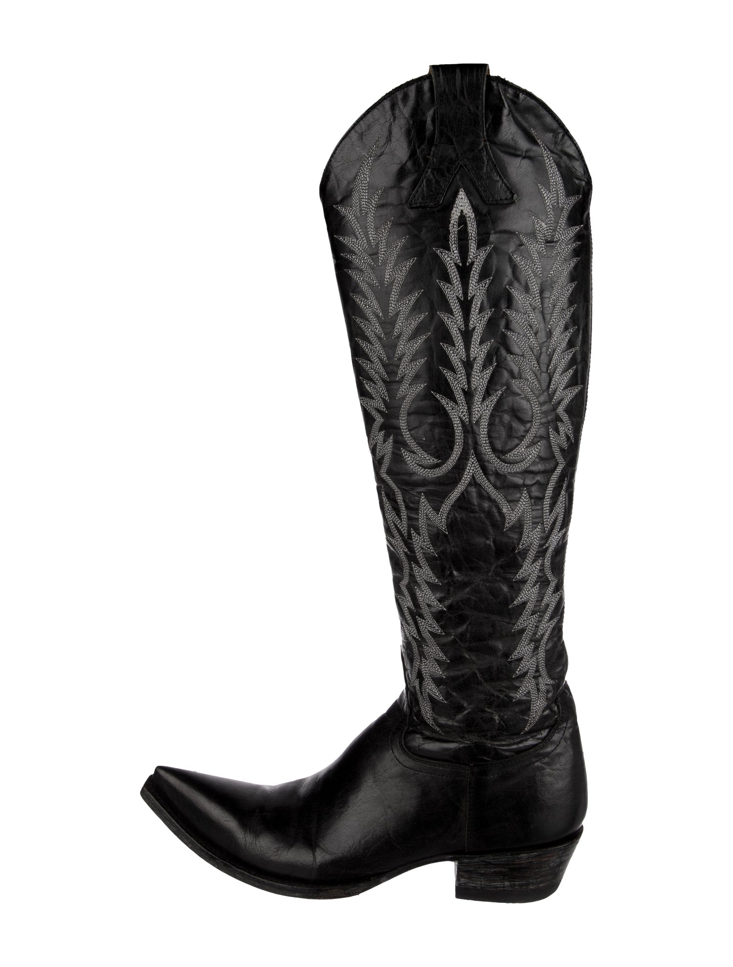 Old Gringo Leather Embroidered Accent Riding Boots