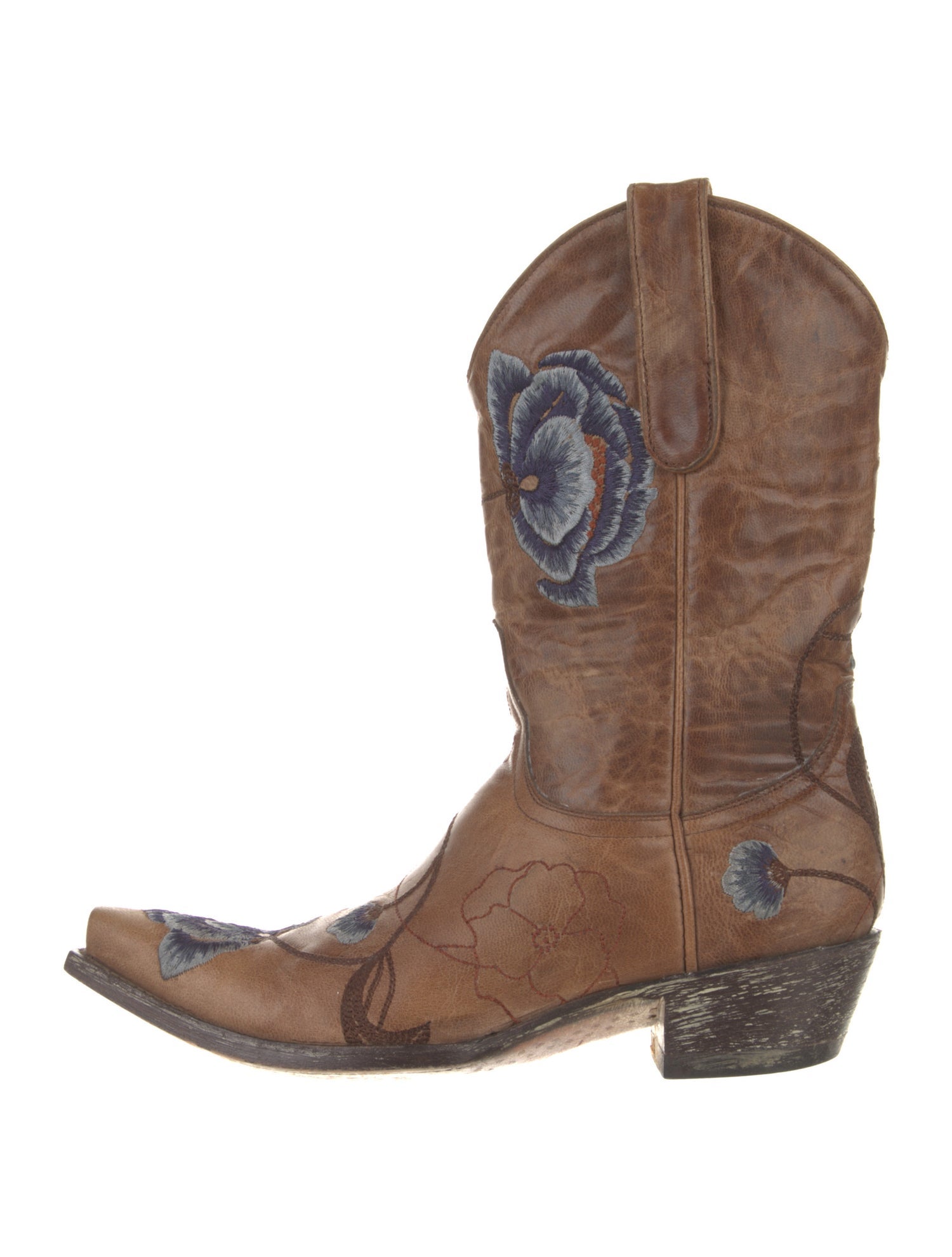 Old Gringo Leather Floral Print Western Boots