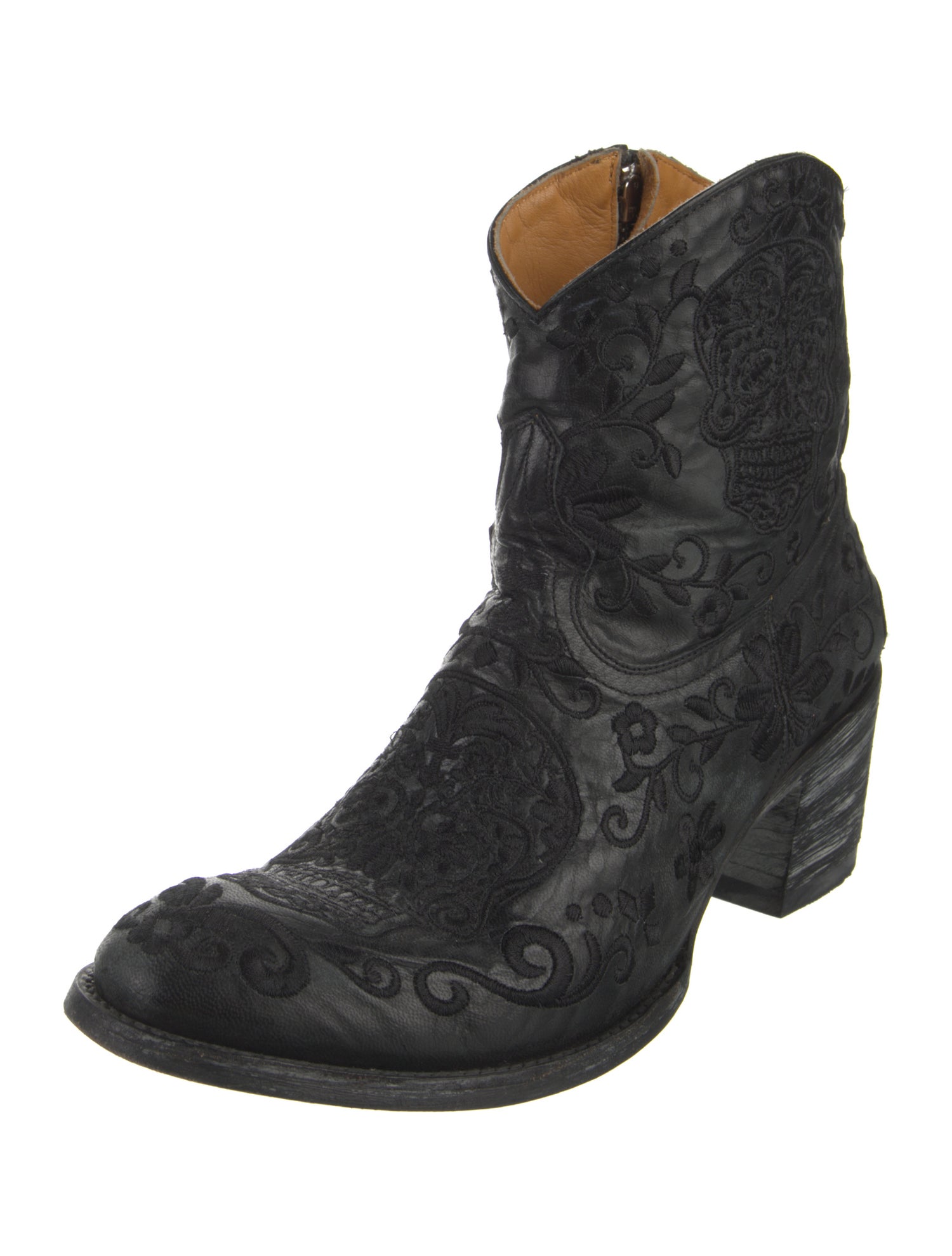 Old Gringo Leather Embroidered Accent Western Boots