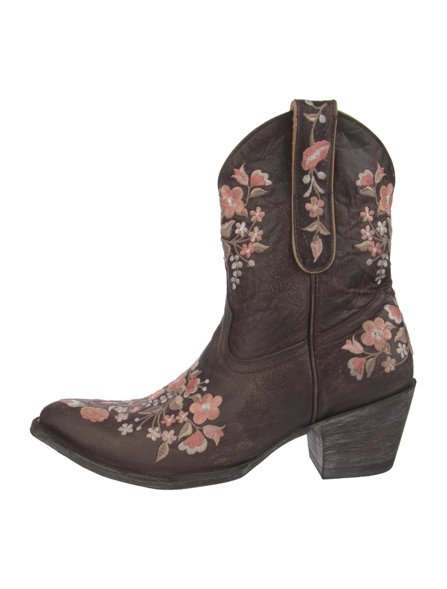 Old Gringo Leather Floral Print Western Boots