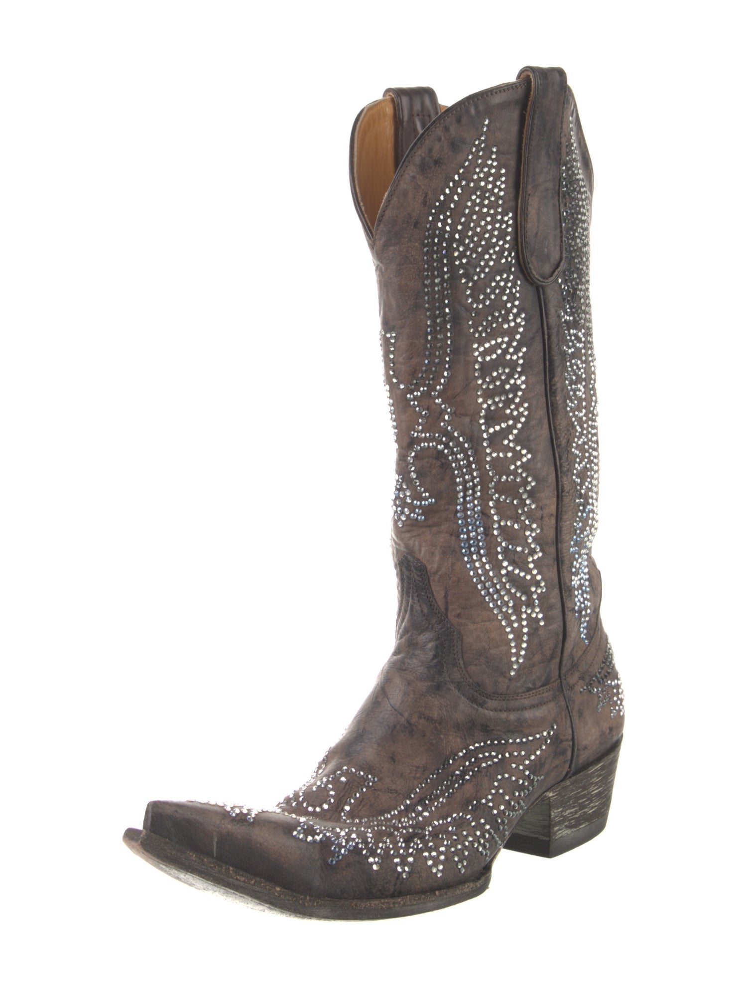 Old Gringo Leather Crystal Embellishments Western Boots