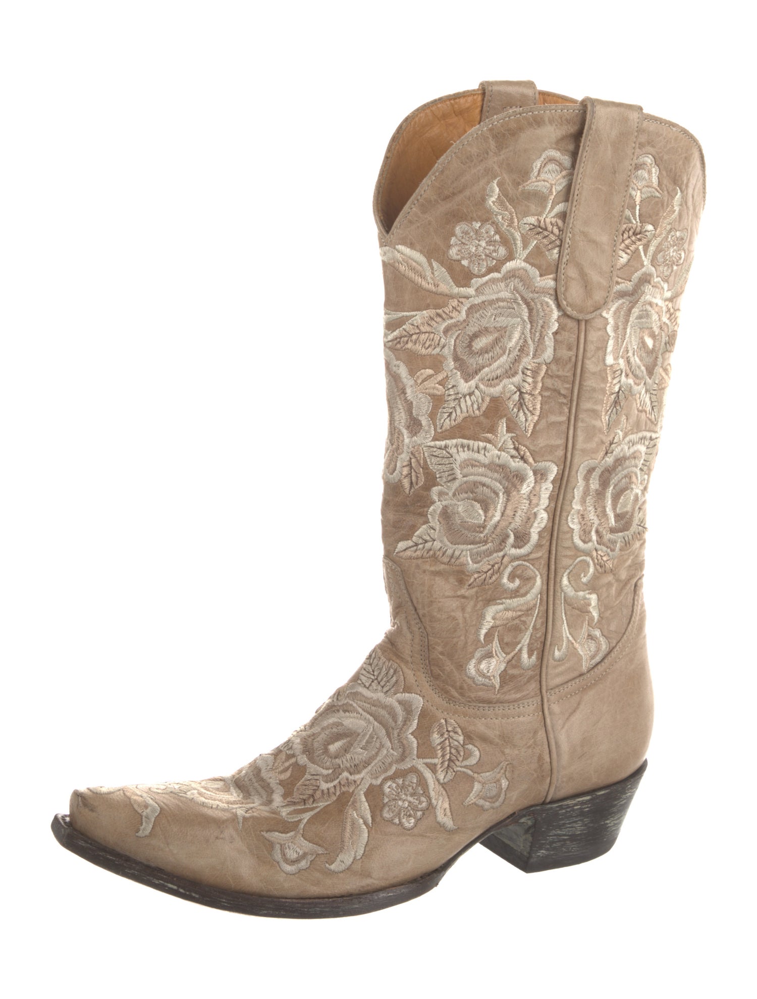 Old Gringo Leather Embroidered Accent Western Boots