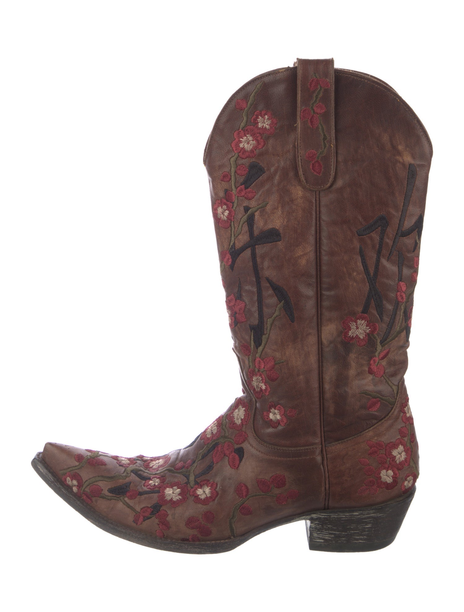 Old Gringo Leather Floral Print Western Boots