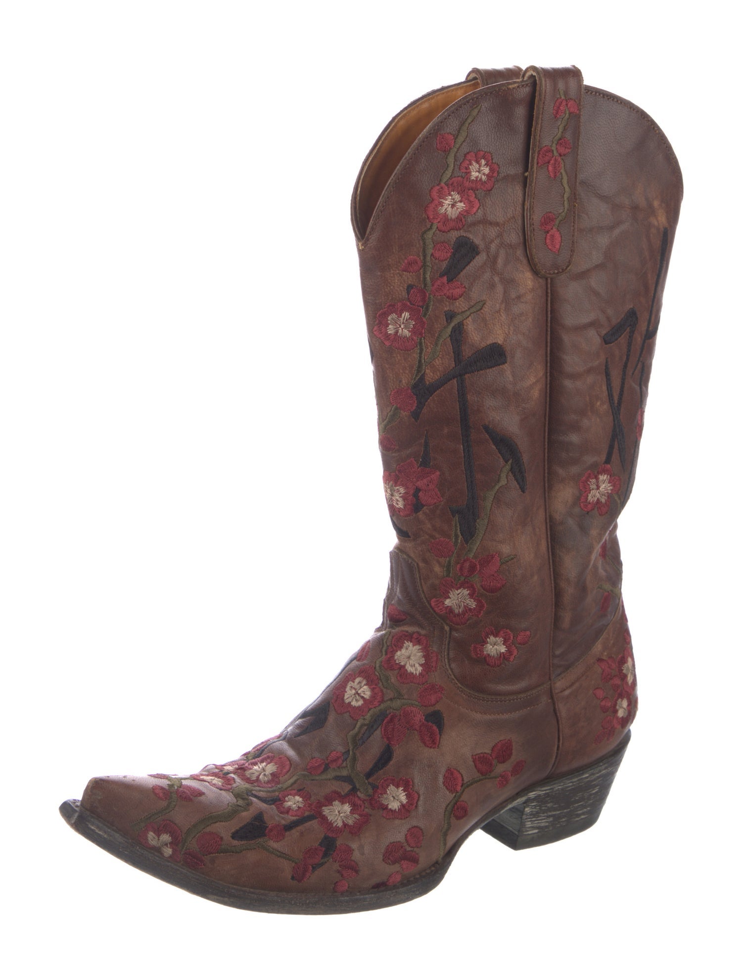 Old Gringo Leather Floral Print Western Boots