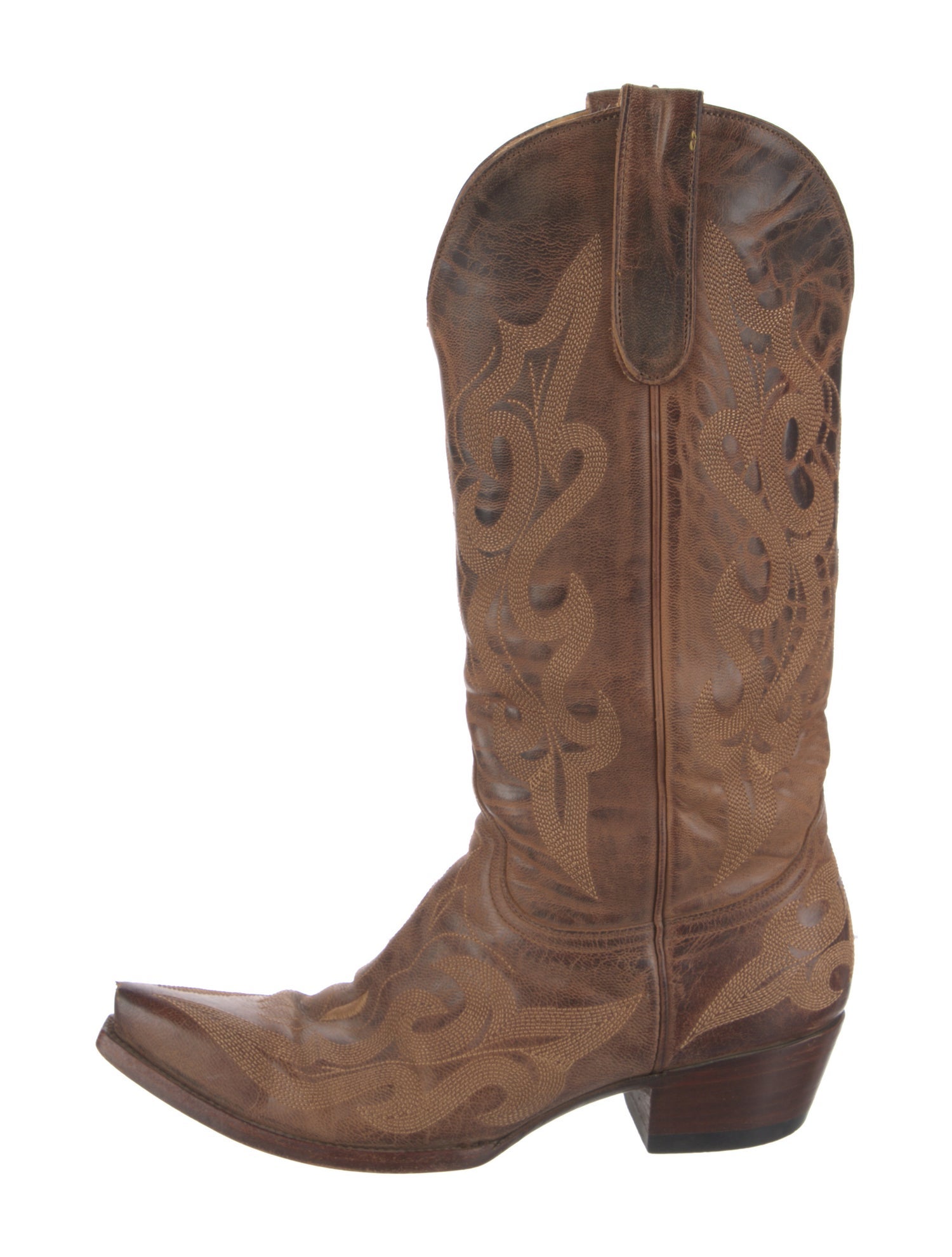 Old Gringo Leather Embroidered Accent Western Boots