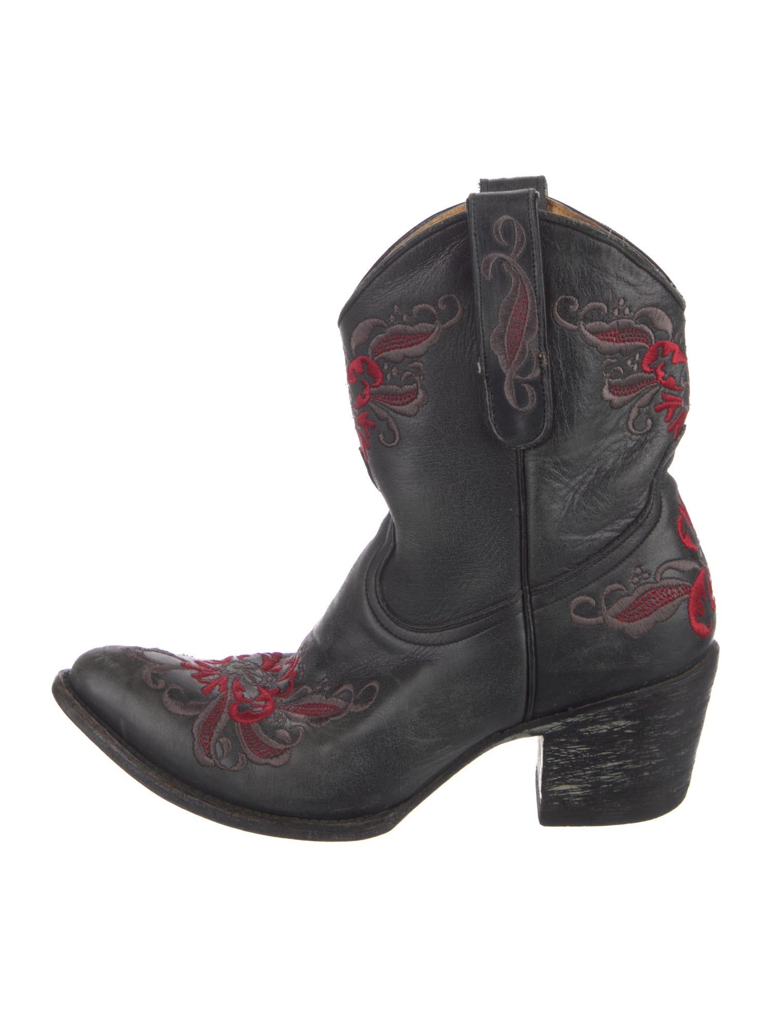 Old Gringo Leather Floral Print Western Boots