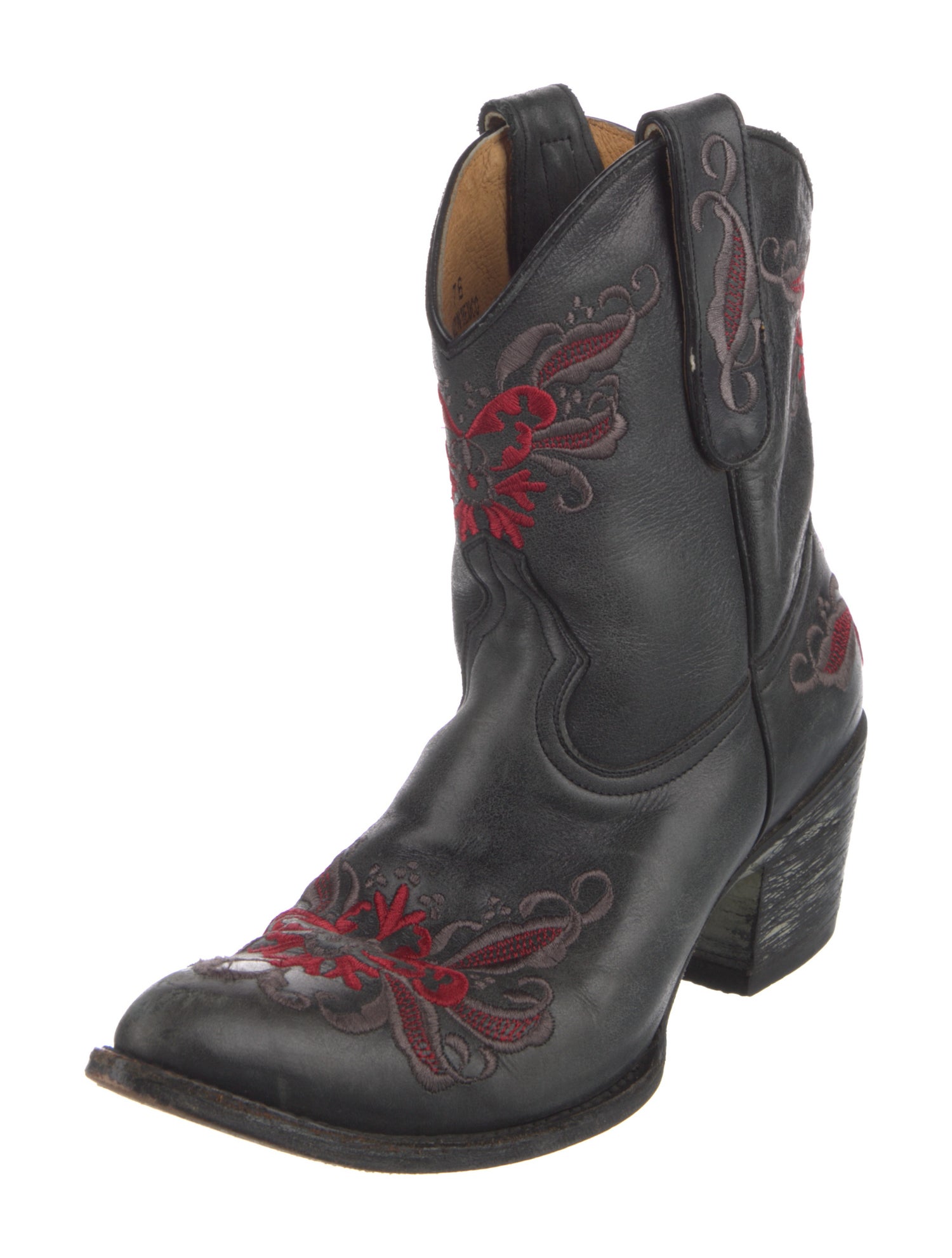 Old Gringo Leather Floral Print Western Boots