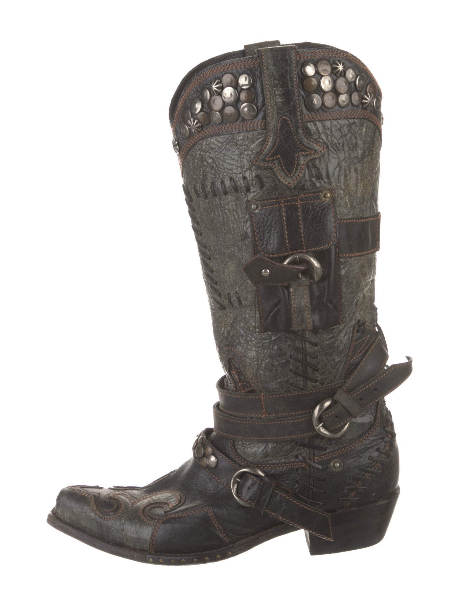 Old Gringo Leather Moto Boots