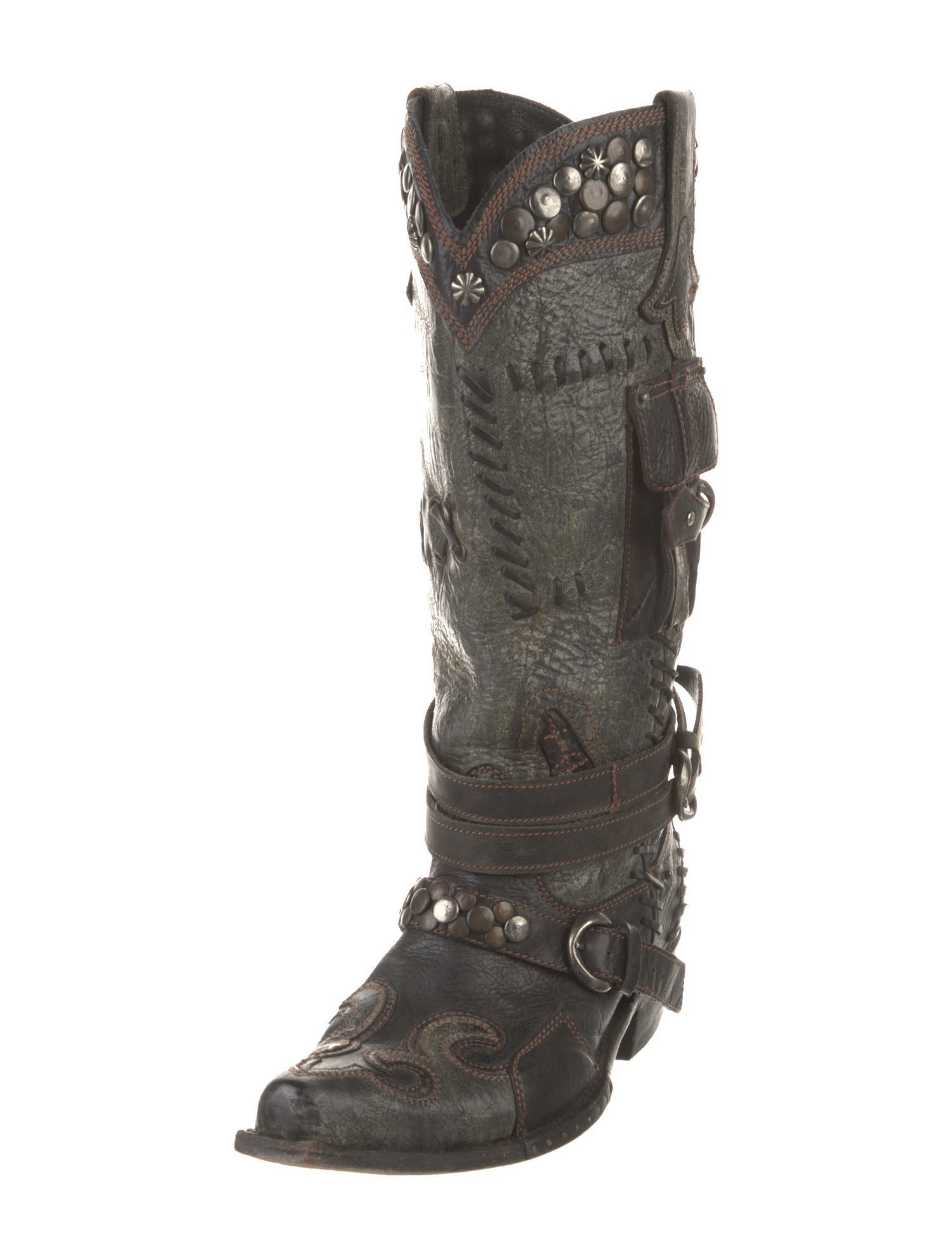 Old Gringo Leather Moto Boots