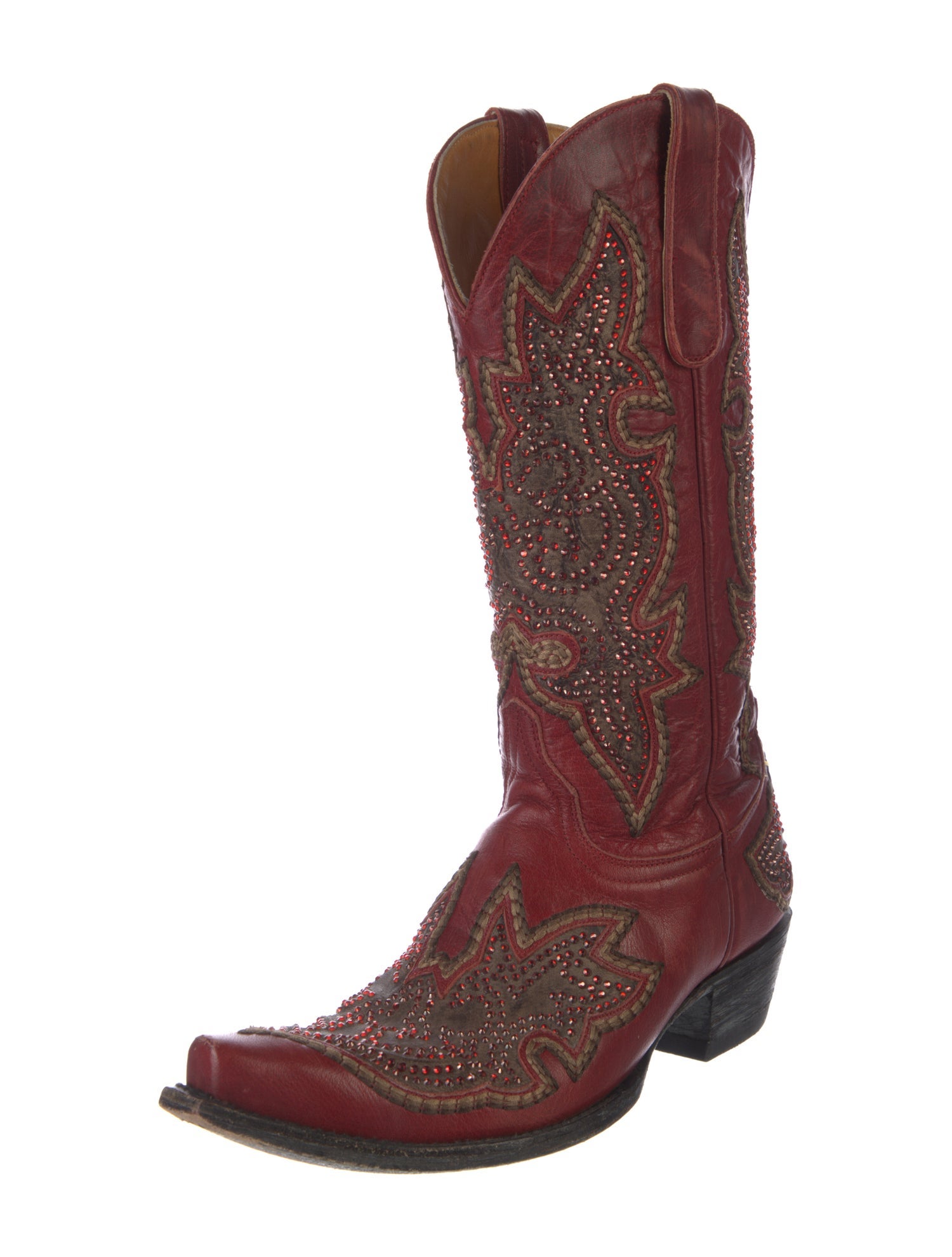 Old Gringo Leather Paisley Print Western Boots