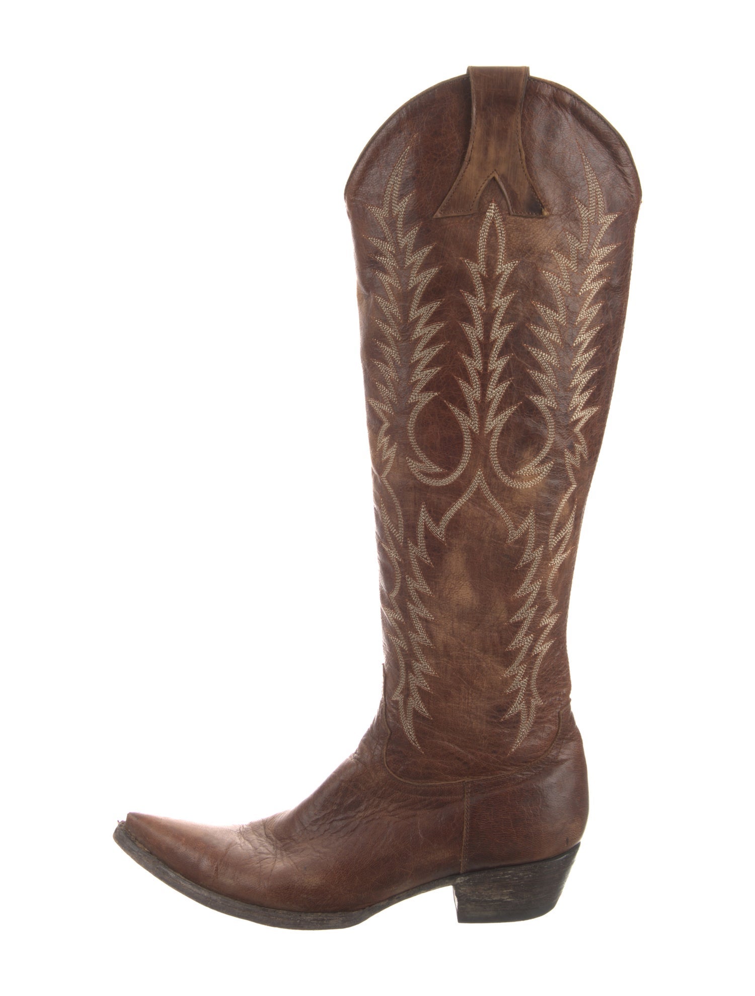 Old Gringo Leather Embroidered Accent Riding Boots