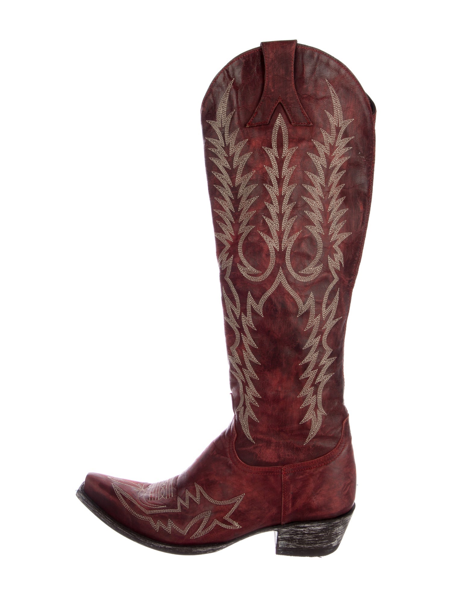 Old Gringo Leather Embroidered Accent Riding Boots