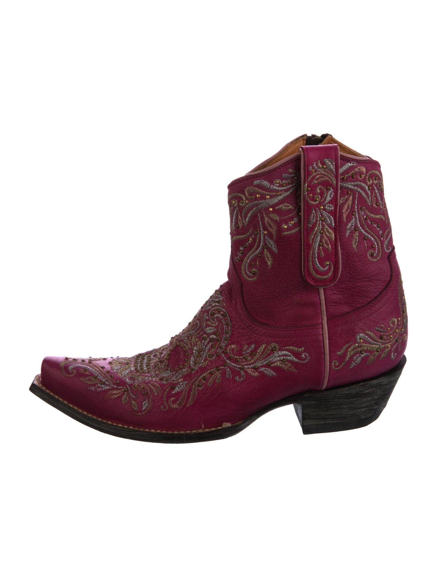 Old Gringo Leather Floral Print Western Boots